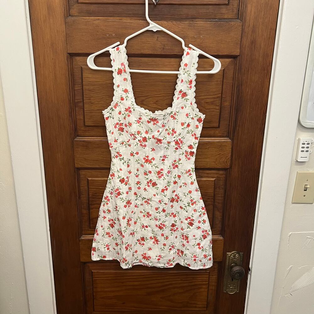 Dasha Mini Dress White Floral US sz 0 Women's NWT's $69